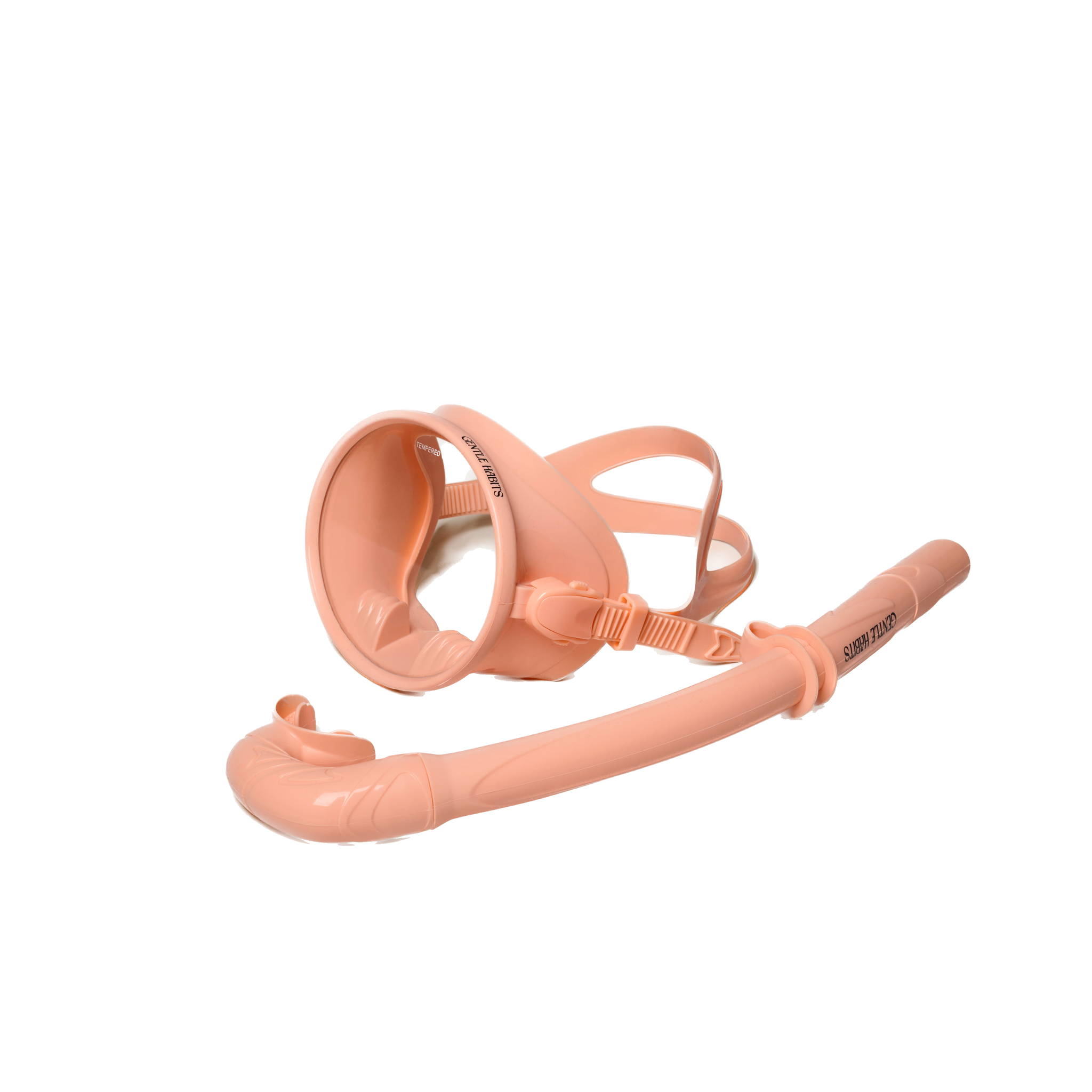 Dive Mask and Snorkel Set - Peach