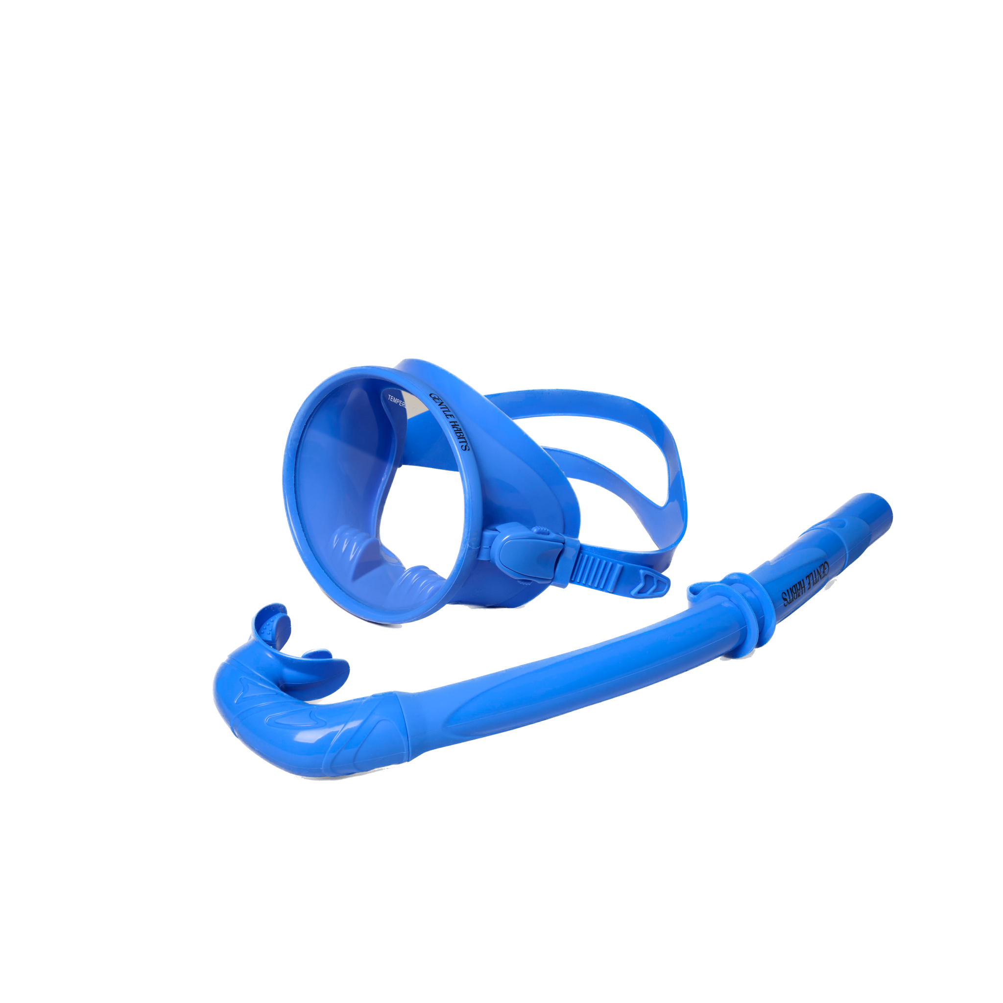 Dive Mask and Snorkel Set - Immersion Blue