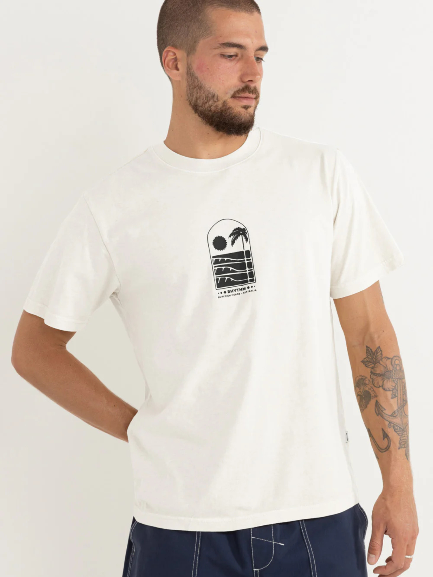 Rhythm Portal Vintage T-Shirt White | Keel Surf & Supply