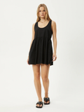 Afends Jesse - Mini Dress - Black | Keel Surf & Supply