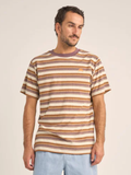 Rhythm Vintage Stripe SS T-Shirt Cedar | Keel Surf & Supply