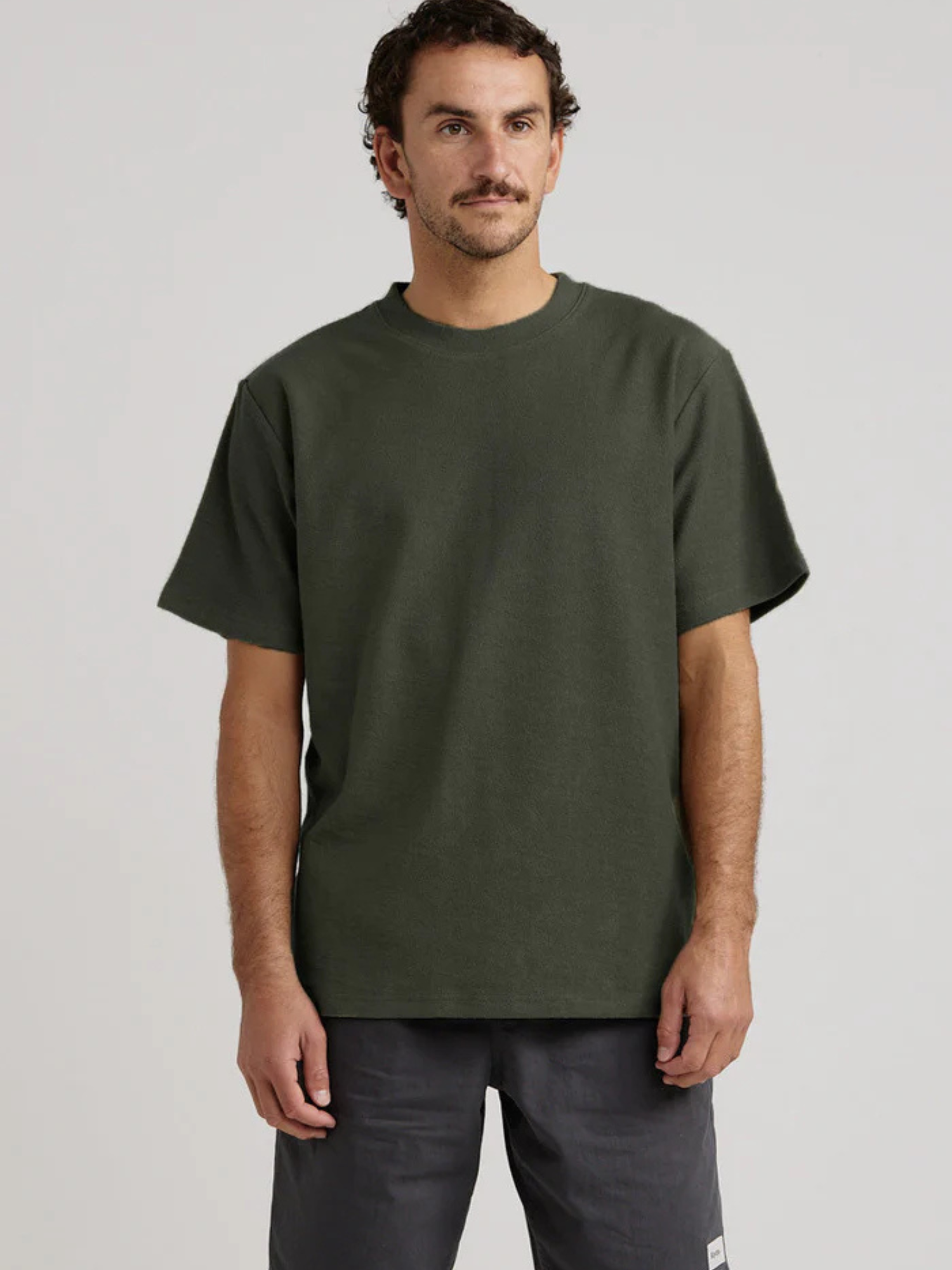 Rhythm Vintage Terry SS T-shirt - Olive | Keel Surf & Supply