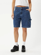 Afends Mika Denim Carpenter Short - Authentic Blue | Keel Surf & Supply