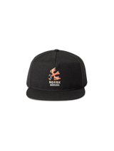 Roark Station Snapback Hat - Black / Enjoy Bird | Keel Surf & Supply