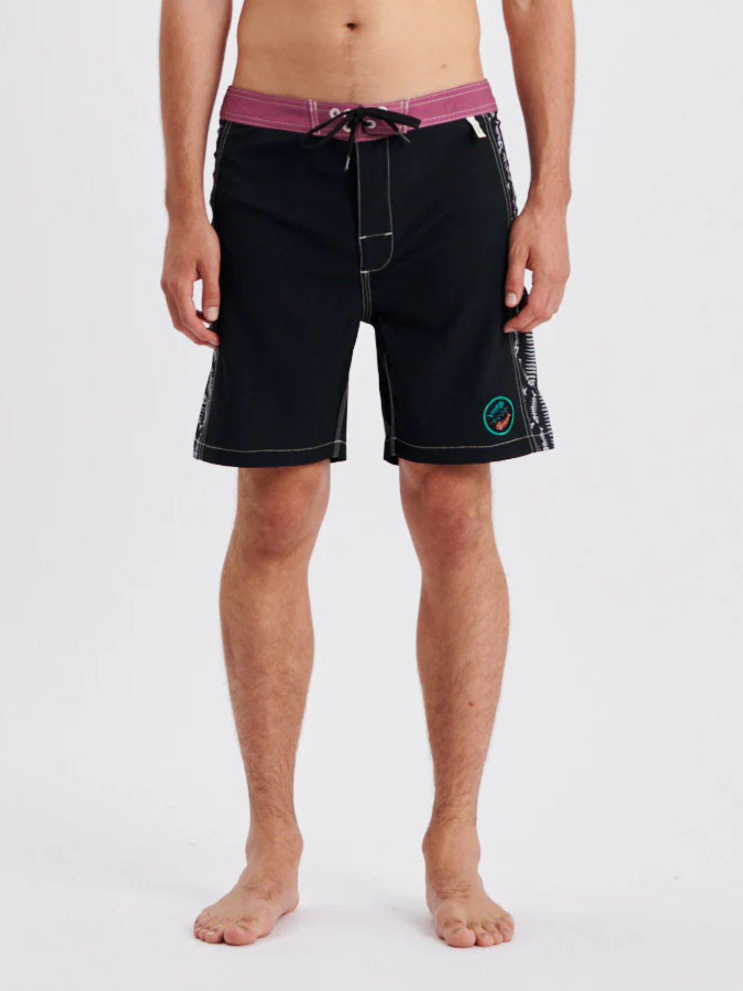 Critical Slide Boneyard 18" Panel Boardshort - Black | Keel Surf & Supply