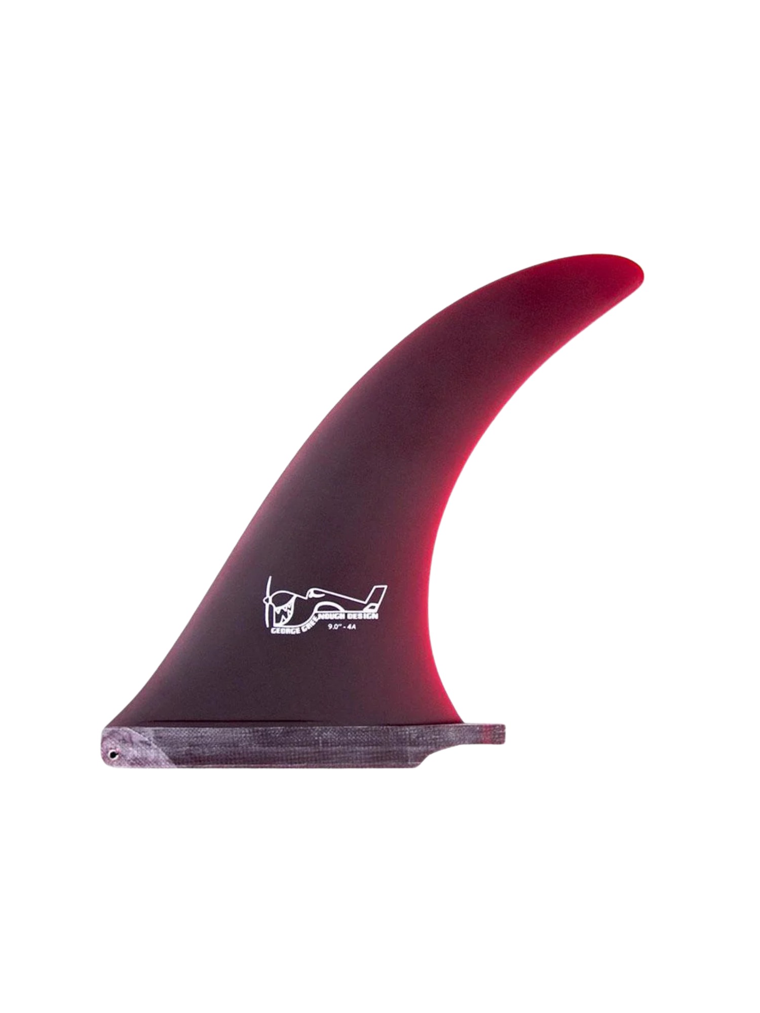 True Ames Greenough 4A 10" Red | Keel Surf & Supply