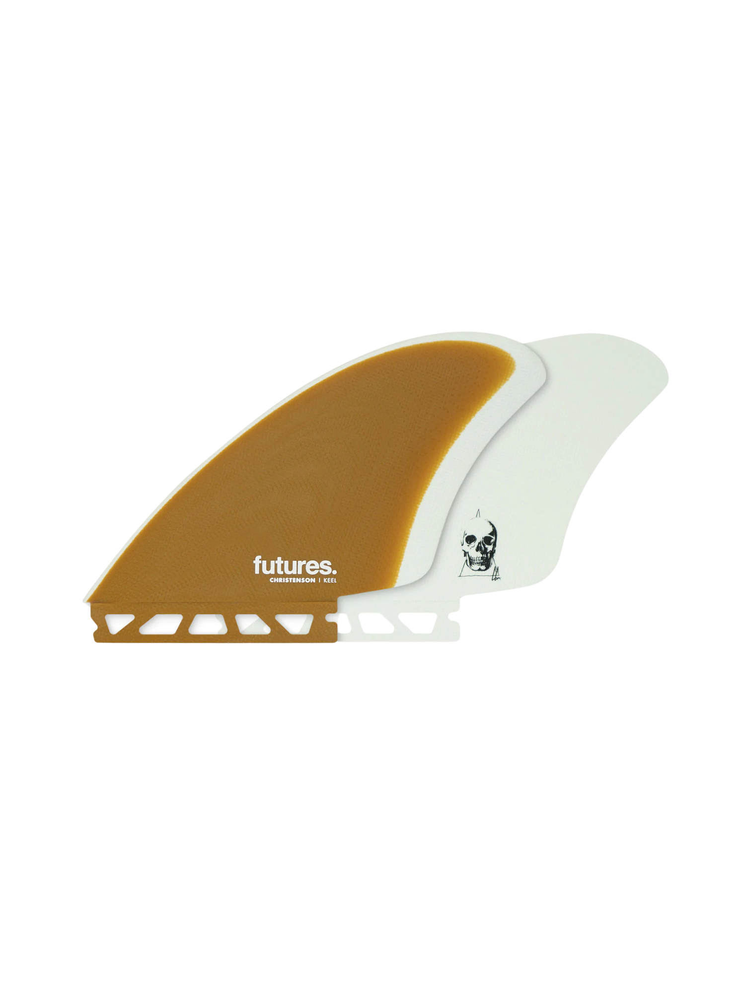 Futures Christenson Fibreglass Keel Large Brown/White | Keel Surf & Supply