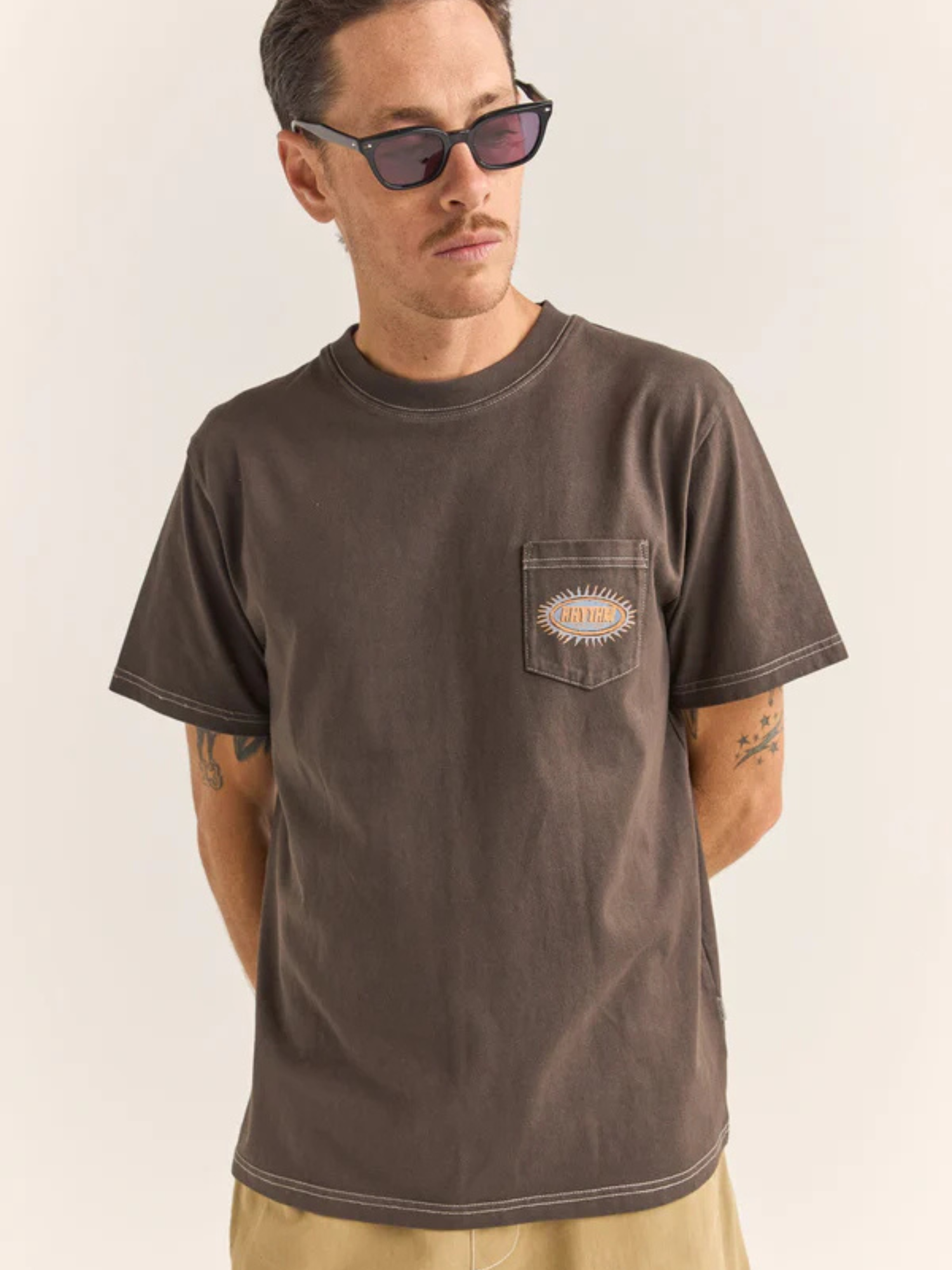 Rhythm Rays Vintage Ss T-Shirt - Vintage Black | Keel Surf & Supply