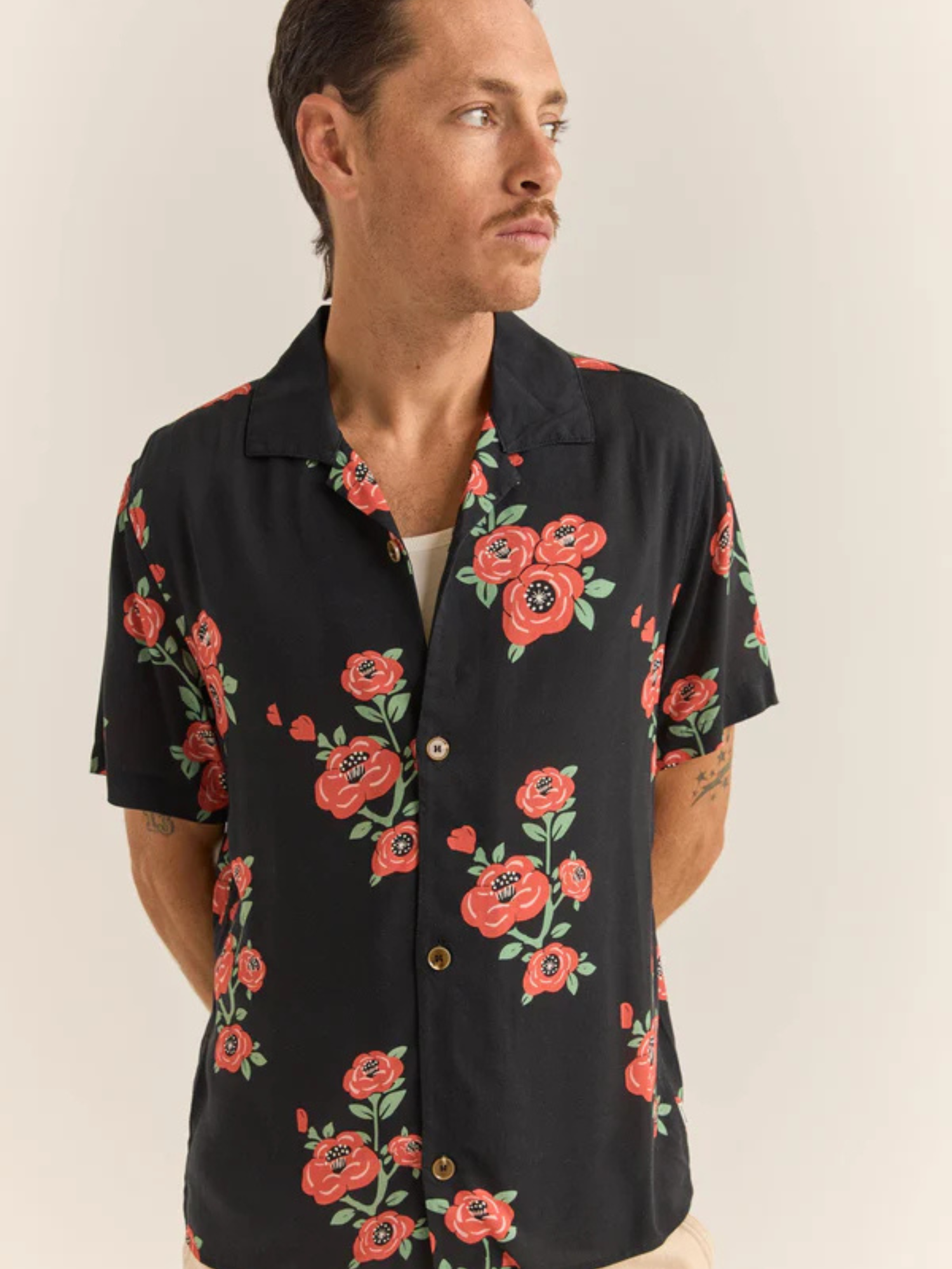 Rhythm Floral Ss Shirt - Vintage Black | Keel Surf & Supply