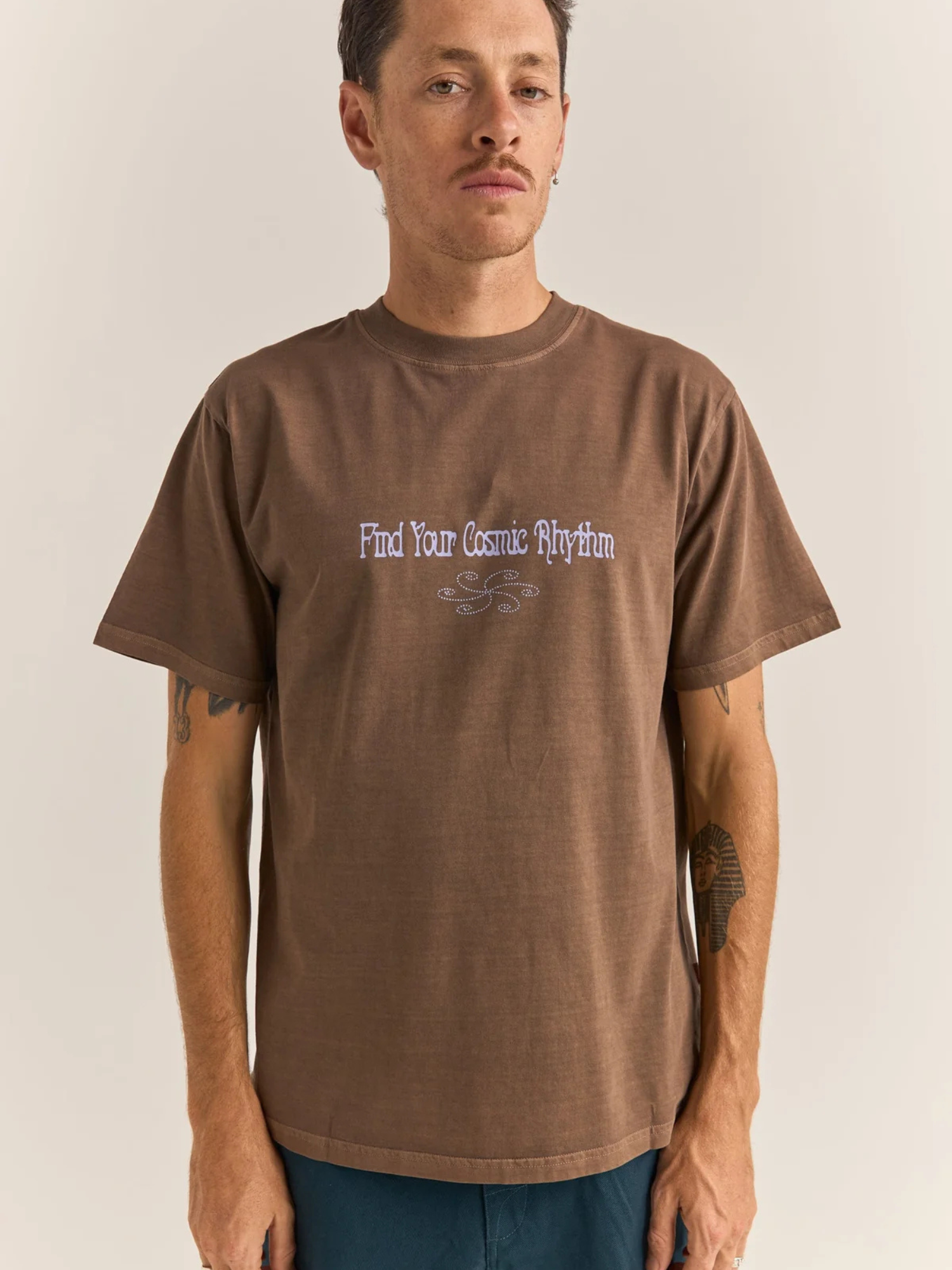 Rhythm Star Vintage Ss T-Shirt - Brown | Keel Surf & Supply