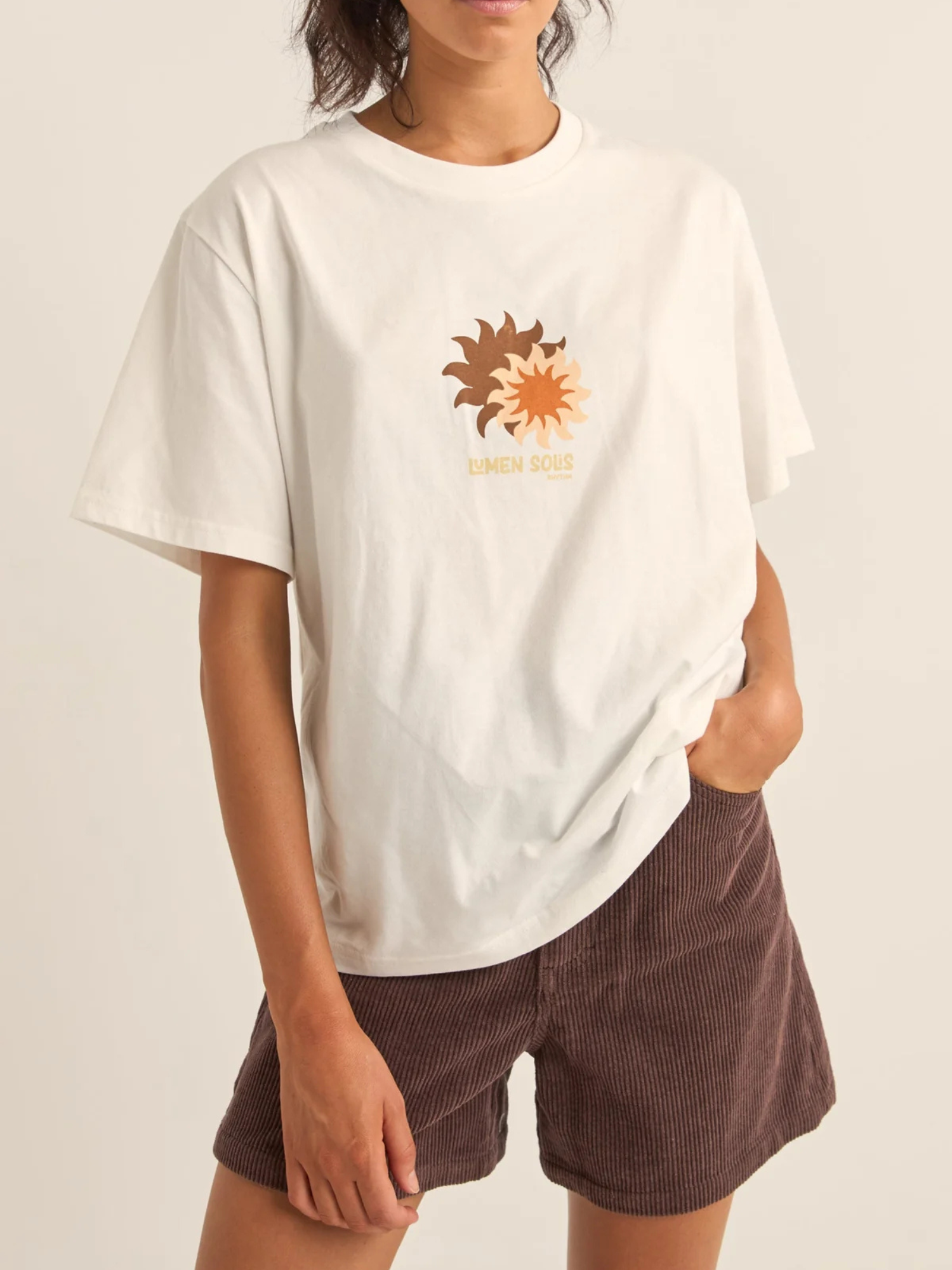 Rhythm Solis Oversized T-Shirt Vintage - White | Keel Surf & Supply