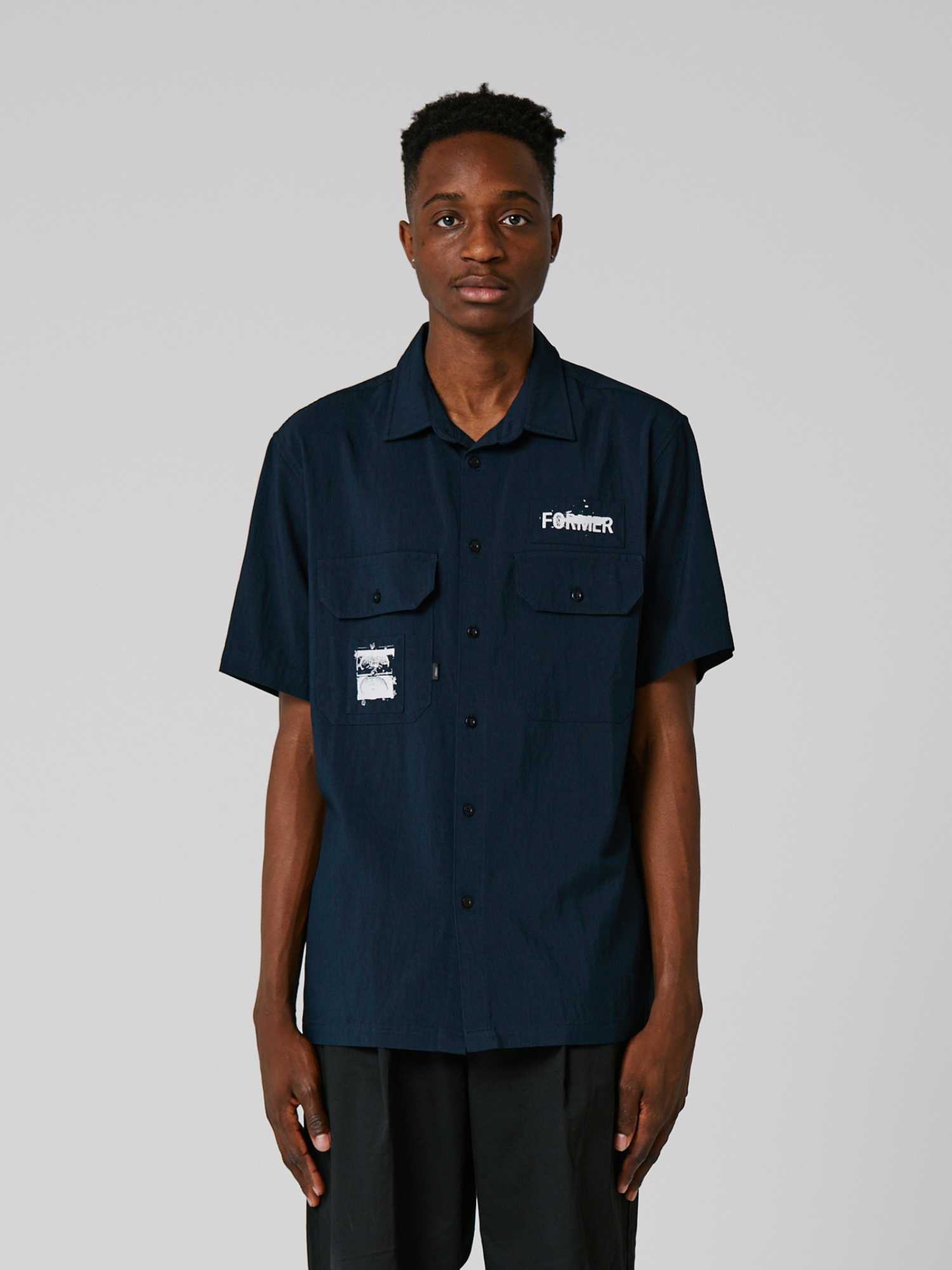 Former Scratched SS Work Shirt - Cadet | Keel Surf & Supply