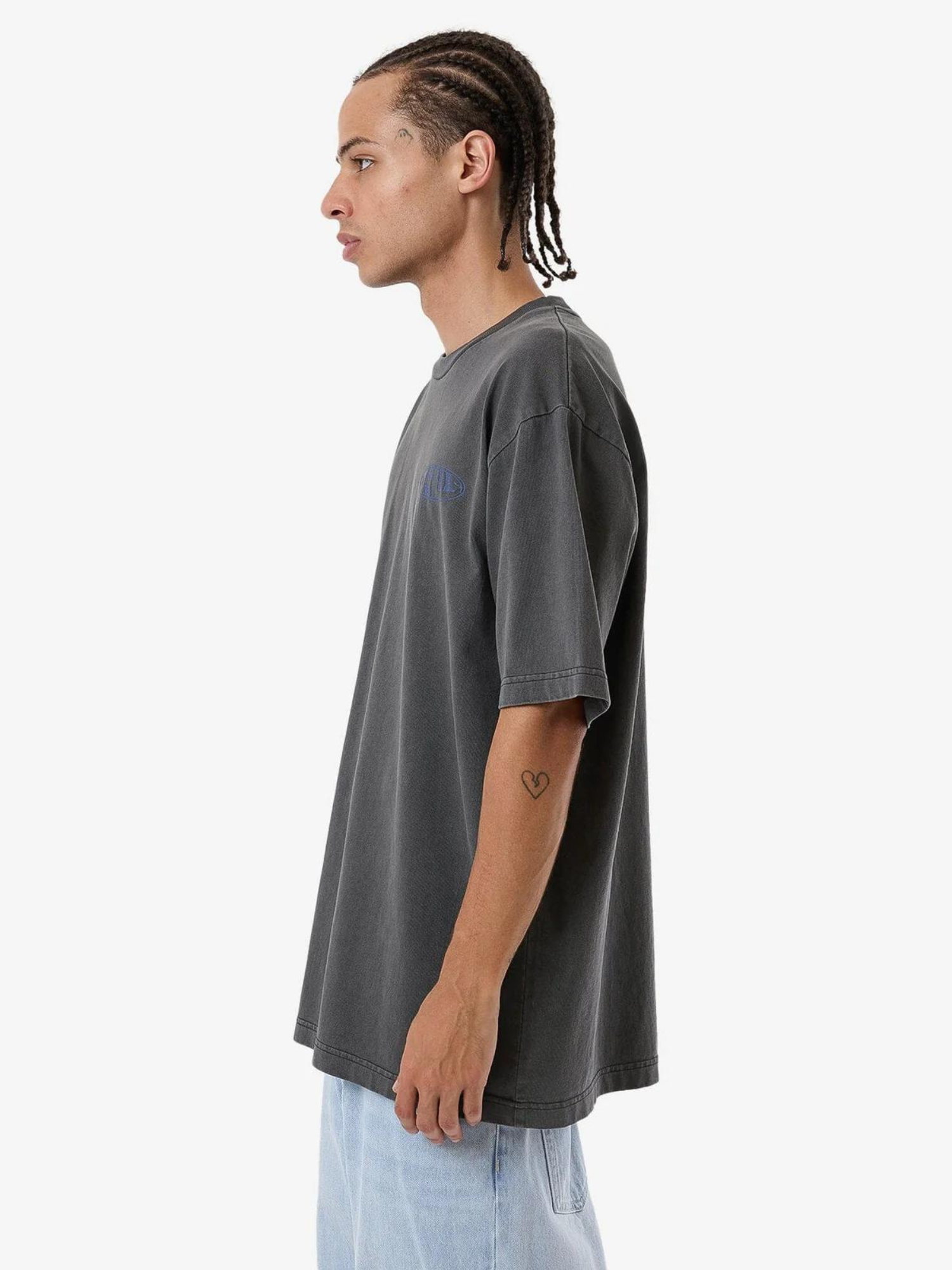 Thrills Shadow Oversize Fit Tee - Merch Black | Keel Surf & Supply