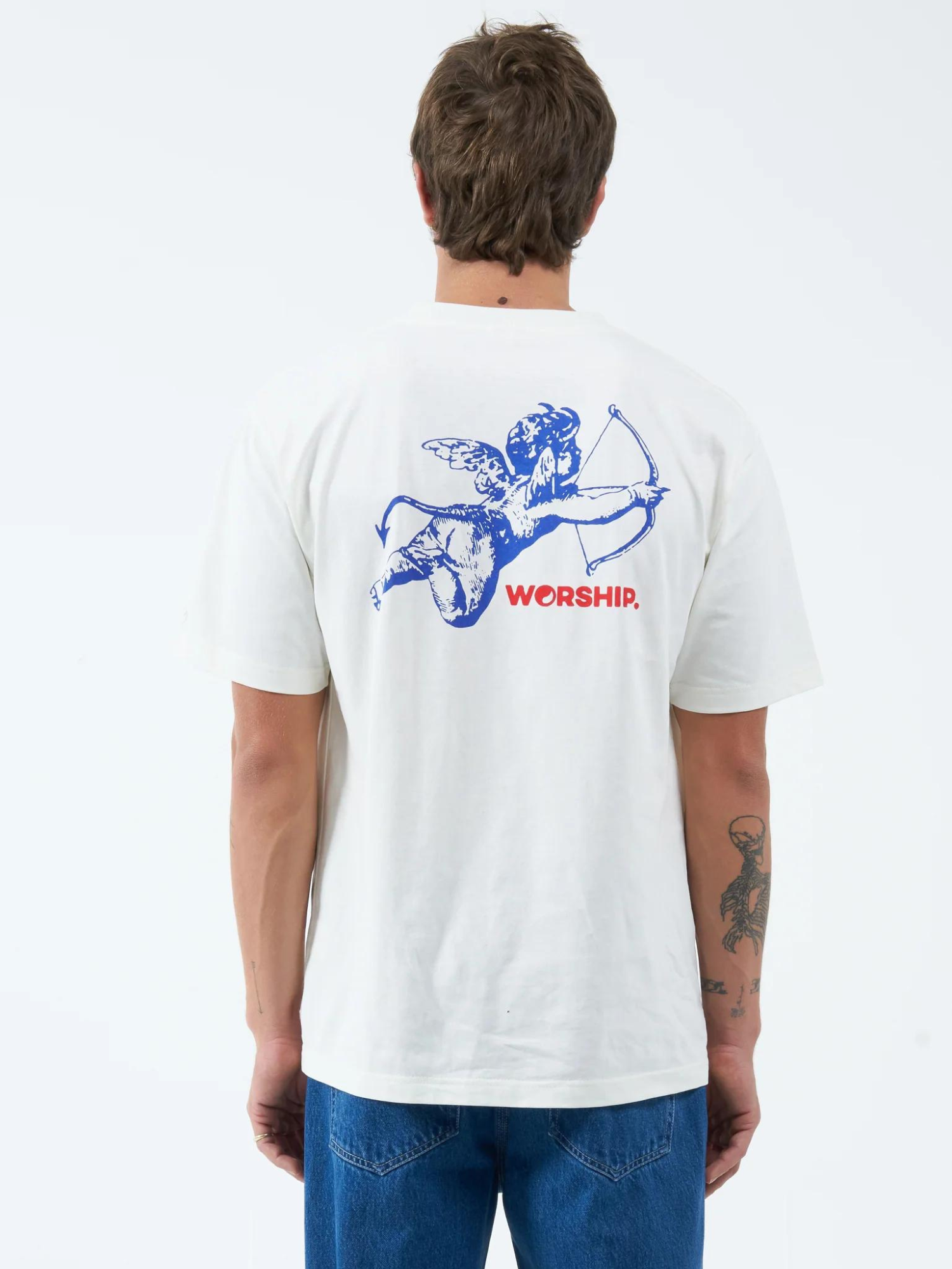 Worship Cherub Tee - Bone | Keel Surf & Supply