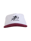 Worship Cherub Cord Hat - Cream - Wine | Keel Surf & Supply