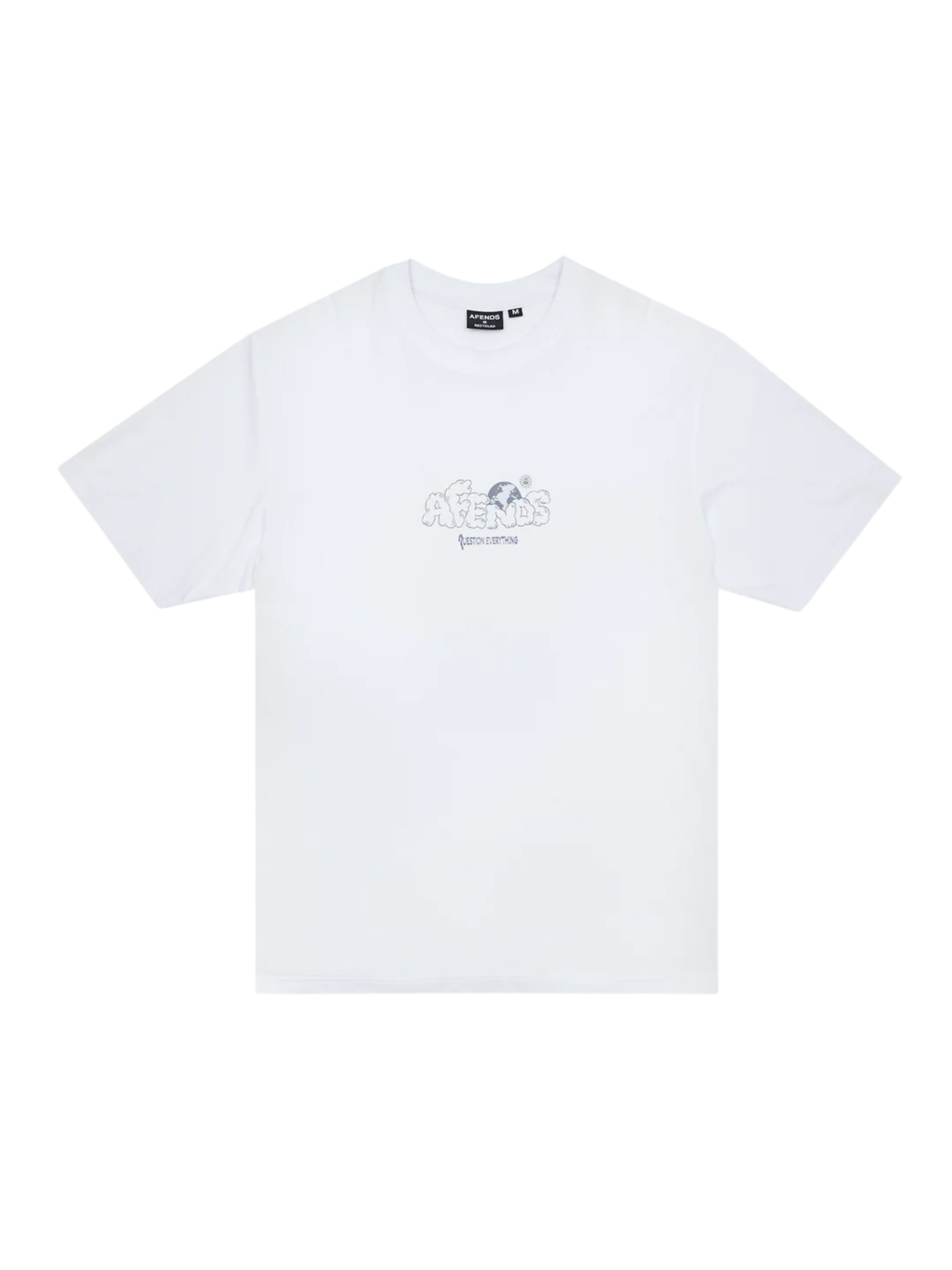 Afends Chem Trails - Recycled Retro Fit Tee - White | Keel Surf & Supply