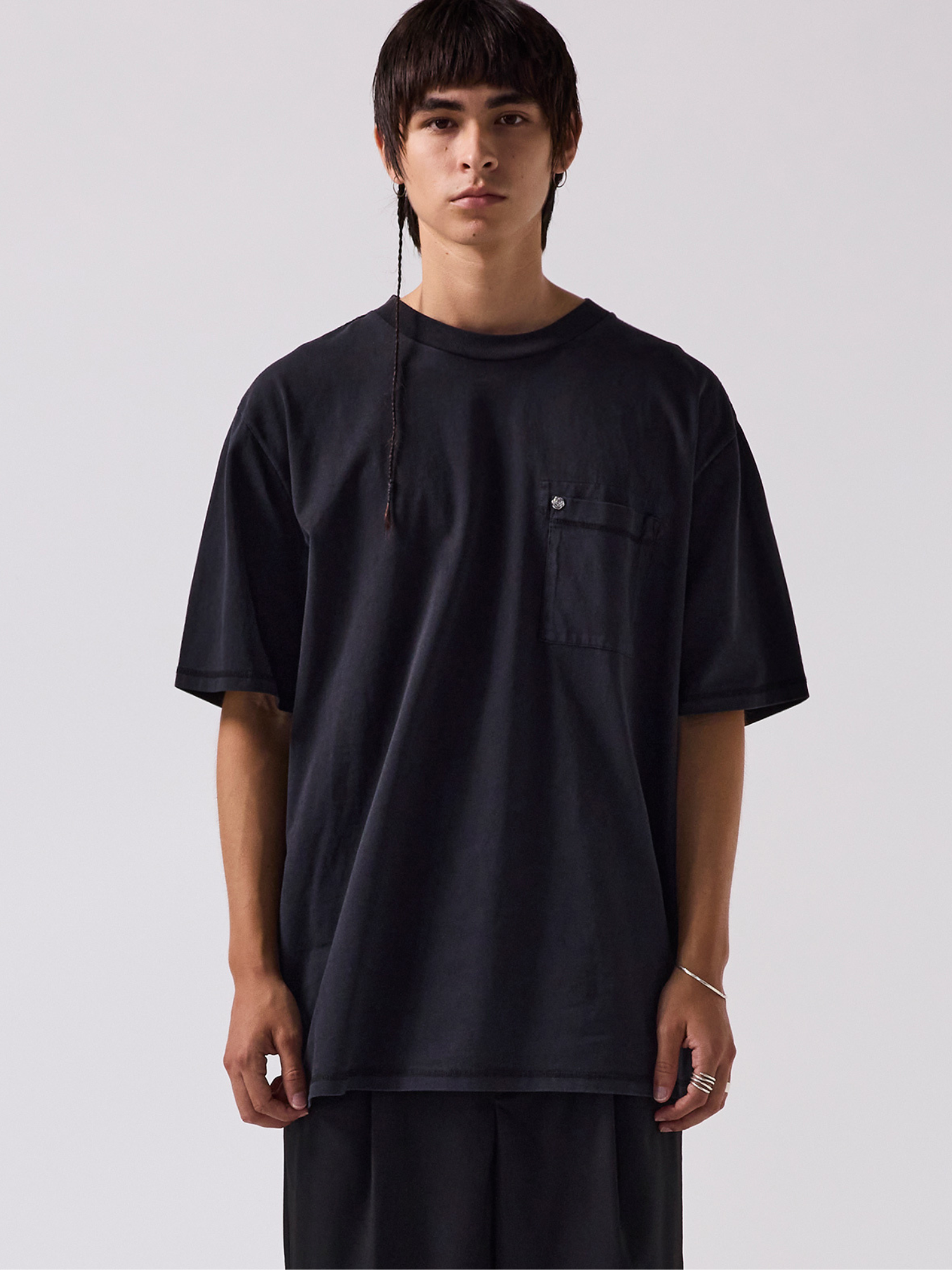 Former CA Oversized Pocket T-Shirt - Washed Black | Keel Surf & Supply