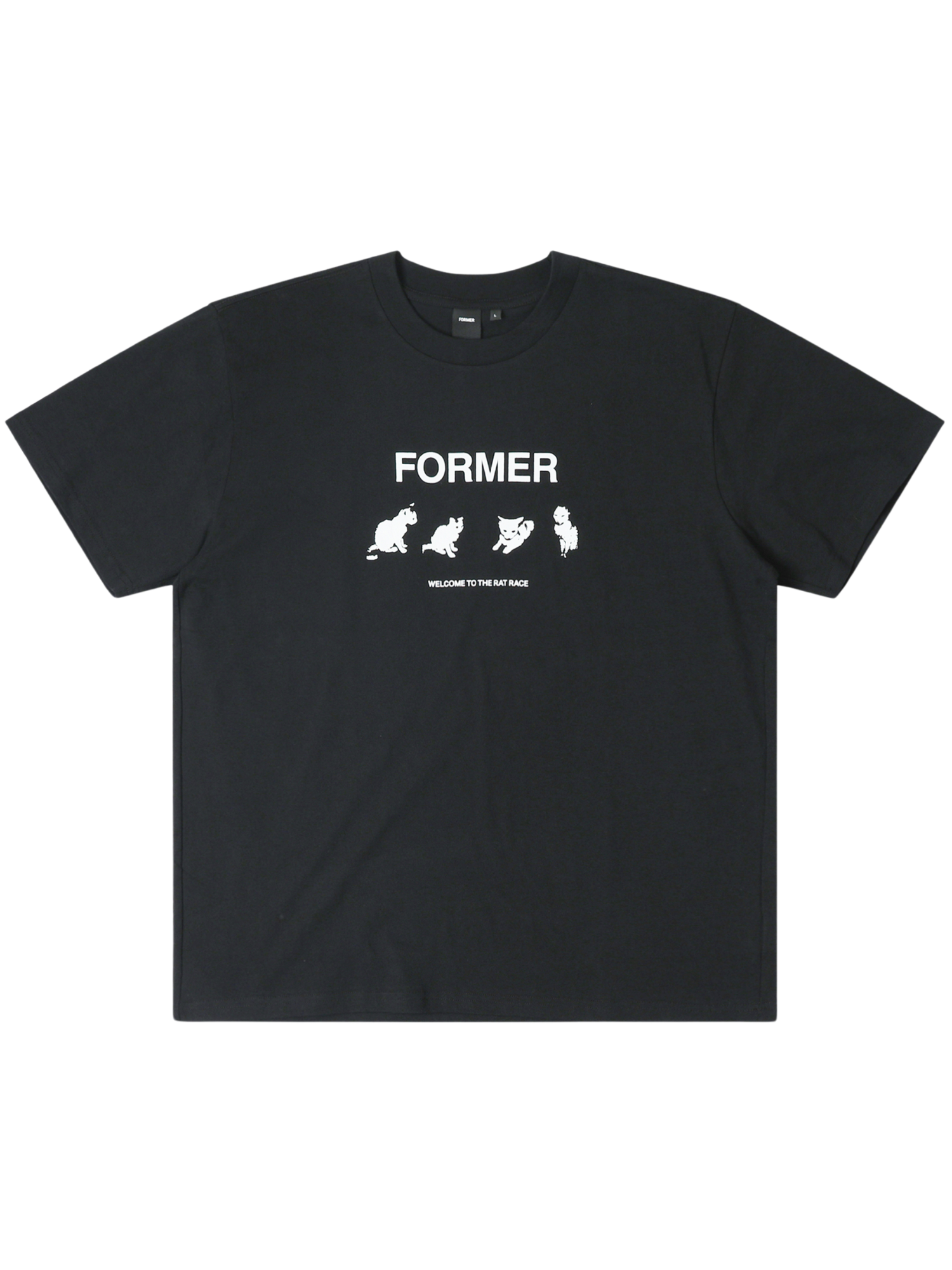 Former Kitty Litter T-Shirt - Black | Keel Surf & Supply