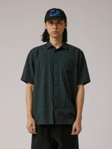 Former Manners Check SS Shirt - River | Keel Surf & Supply