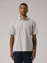 Former Reynolds Stripe SS Shirt - Bone | Keel Surf & Supply