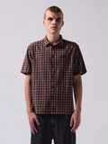 Former Vivian Check SS Shirt - Brown | Keel Surf & Supply