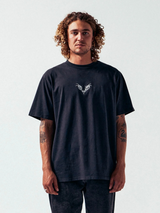 Former Tribal Oversized T-Shirt - Washed Black | Keel Surf & Supply