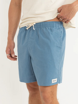 Rhythm Classic Linen Jam - Mineral Blue | Keel Surf & Supply