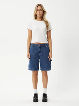 Afends Mika Denim Carpenter Short - Authentic Blue | Keel Surf & Supply