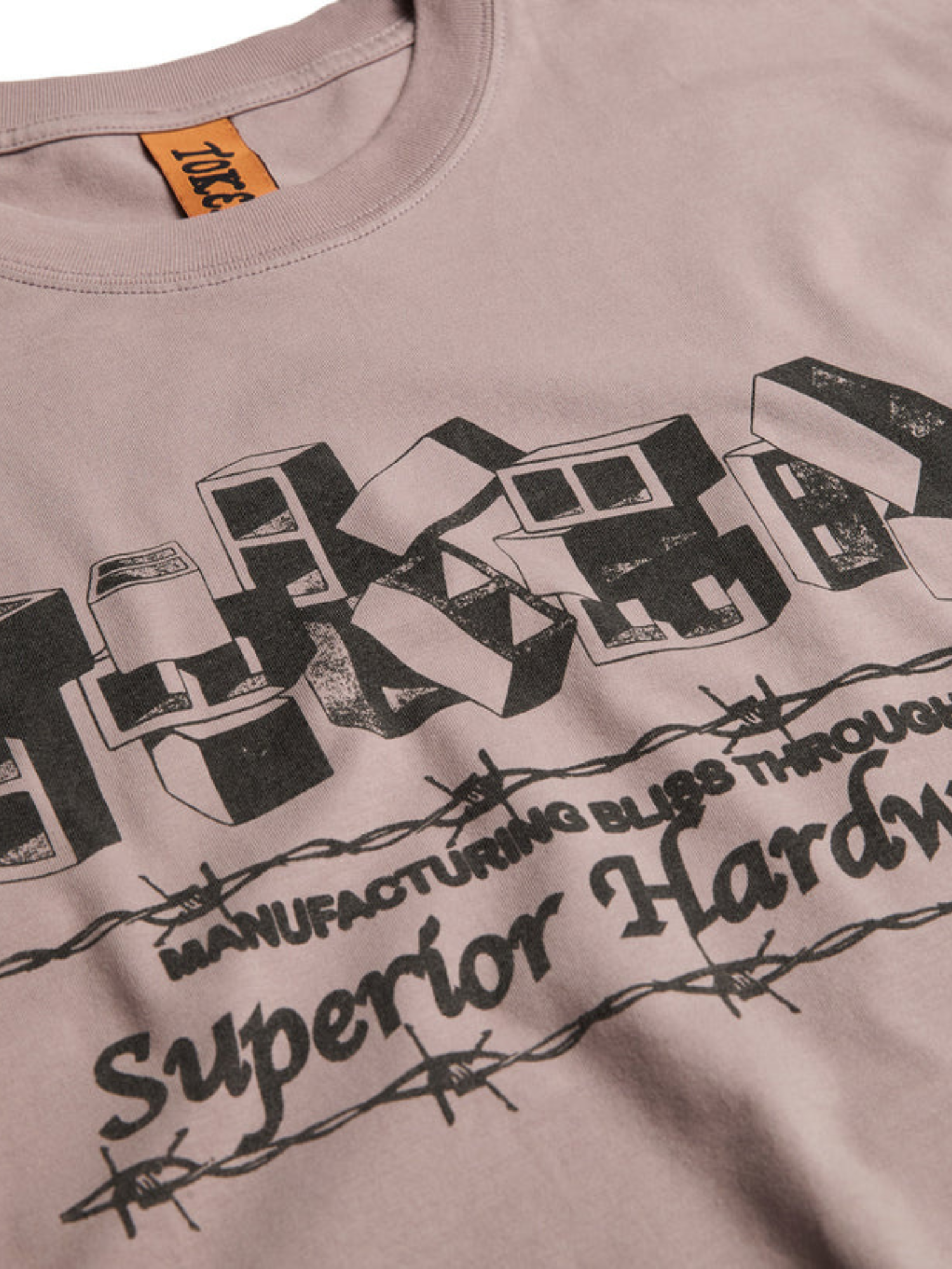 Token Breeze Block Tee - Mauve | Keel Surf & Supply