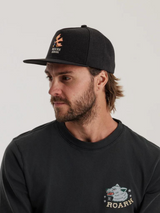 Roark Station Snapback Hat - Black / Enjoy Bird | Keel Surf & Supply