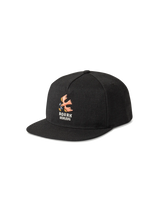 Roark Station Snapback Hat - Black / Enjoy Bird | Keel Surf & Supply