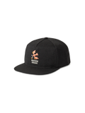 Roark Station Snapback Hat - Black / Enjoy Bird | Keel Surf & Supply