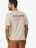 Patagonia Men's Water People Organic Pocket T-Shirt - Water People Banner: Undyed Natural