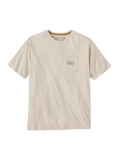 Patagonia Men's Water People Organic Pocket T-Shirt - Water People Banner: Undyed Natural