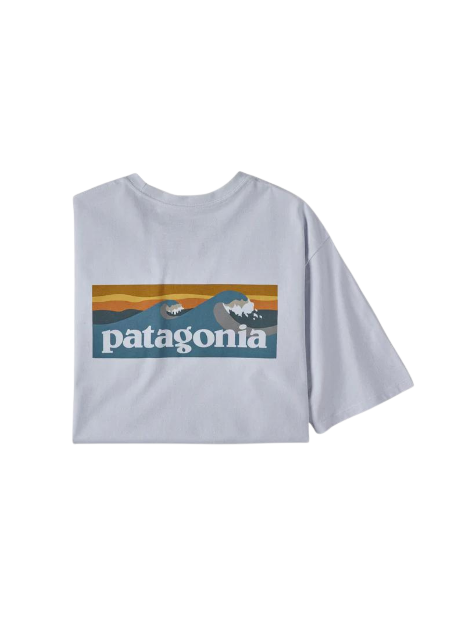 Patagonia Men's Boardshort Logo Pocket Responsibili-Tee® - White | Keel Surf & Supply