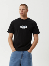 Afends Chem Trails - Recycled Retro Fit Tee - Black | Keel Surf & Supply