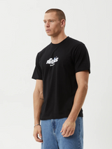 Afends Chem Trails - Recycled Retro Fit Tee - Black | Keel Surf & Supply