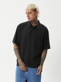 Afends Everyday Hemp Short Sleeve Shirt - Black | Keel Surf & Supply