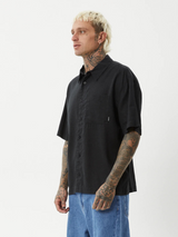 Afends Everyday Hemp Short Sleeve Shirt - Black | Keel Surf & Supply