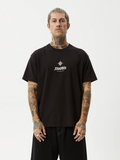 Afends Peace Out - Recycled Boxy Fit Tee - Black | Keel Surf & Supply