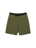 Afends Hemp Fixed Waist Boardshort 20" - Military | Keel Surf & Supply