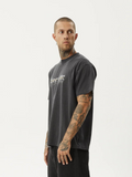 Afends Scorched Heavy Boxy Fit Tee - Stone Black | Keel Surf & Supply