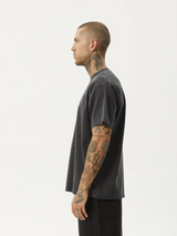 Afends Scorched Heavy Boxy Fit Tee - Stone Black | Keel Surf & Supply