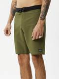 Afends Hemp Fixed Waist Boardshort 20" - Military | Keel Surf & Supply