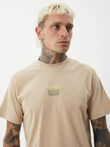 Afends Repeat Retro Fit Tee - Taupe | Keel Surf & Supply