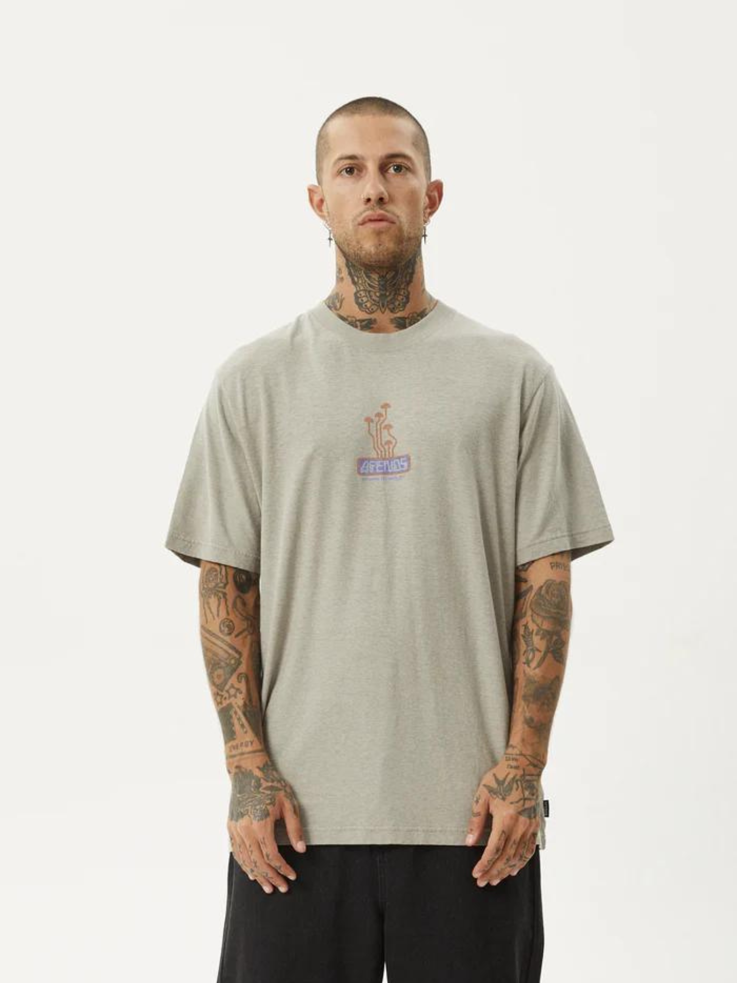 Afends Fruiting - Hemp Retro Fit Tee - Olive | Keel Surf & Supply