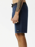 Afends Surf Related Hemp Fixed Waist Boardshort 20" - Navy | Keel Surf & Supply