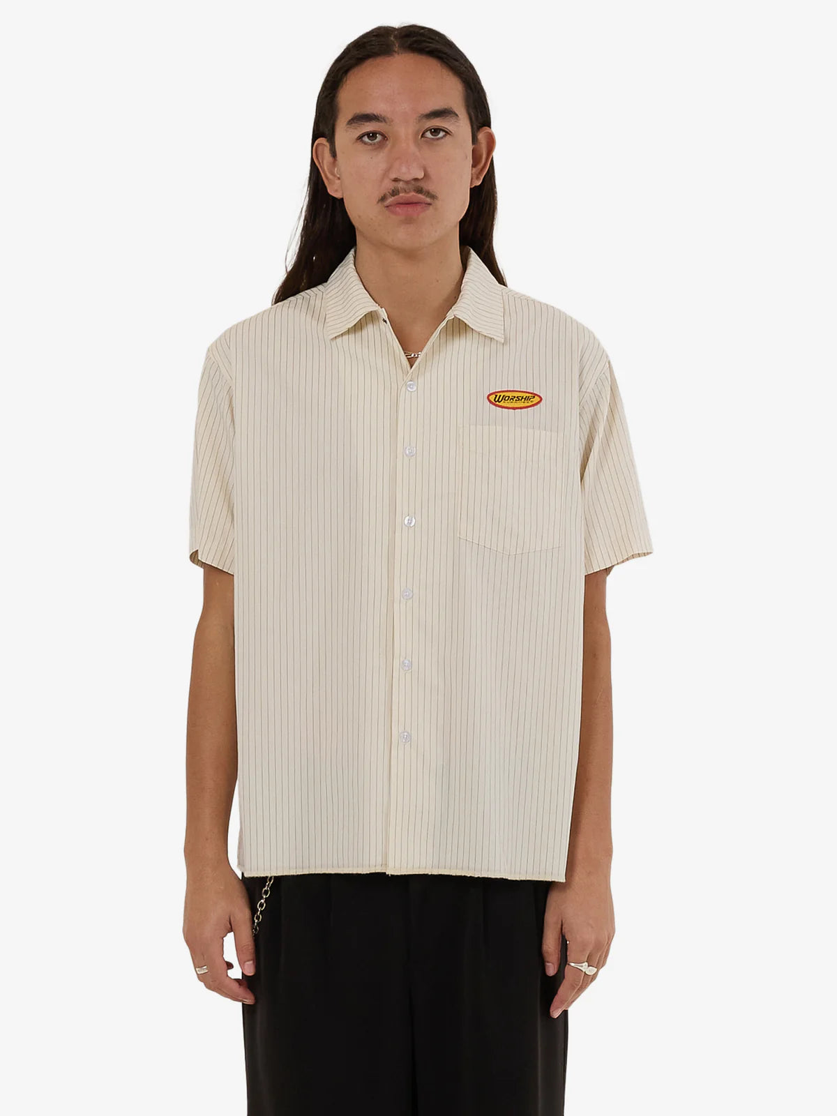 Bistro Short Sleeve Shirt -  Bone