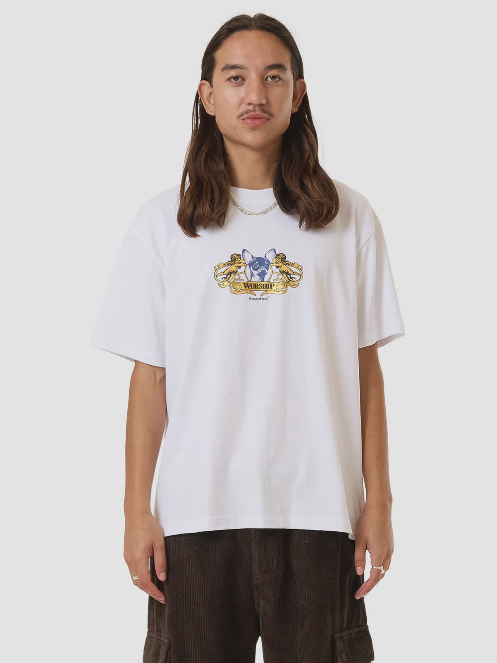 Worship Hank Tee - White | Keel Surf & Supply