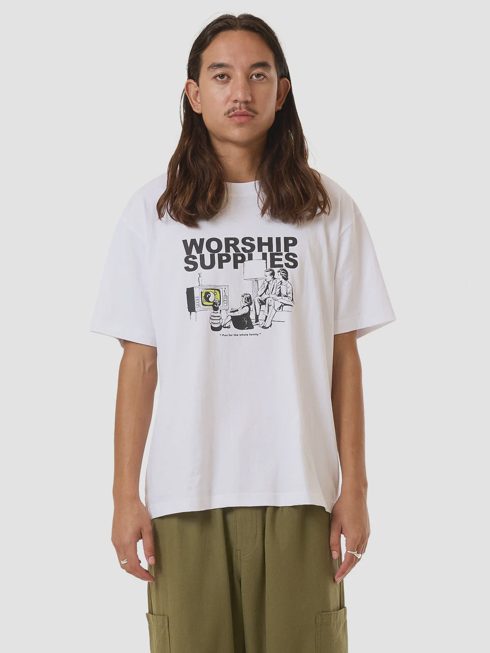 Worship Sedated Tee - White | Keel Surf & Supply